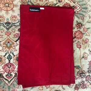 CUISINART: BURGUNDY RED  PLACEMATS SET OF 4